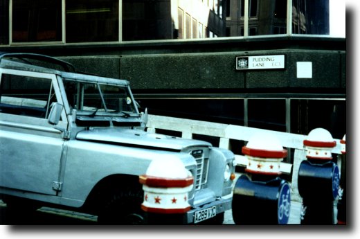 Nothing Stops A Land Rover - Except Big Black Bollards